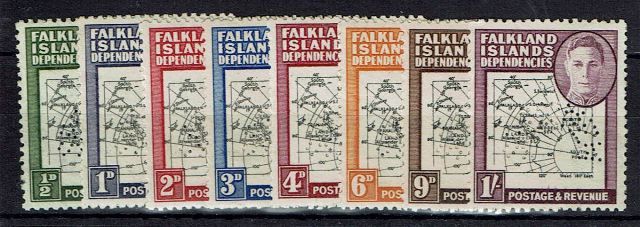 Image of Falkland Island Dependencies SG G1S/8S LMM British Commonwealth Stamp